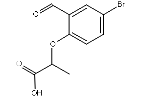 2-(4-Bromo-2-formylphenoxy)propanoic acid, 171347-47-0, undefined, 