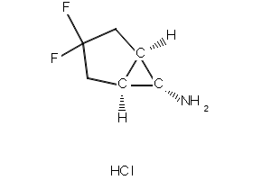 rel-(1R,5S,6r)-3,3-Difluorobicyclo[3.1.0]hexan-6-amine hydrochloride, 2138475-72-4, undefined, 