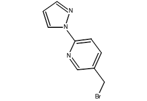 5-(Bromomethyl)-2-(1h-pyrazol-1-yl)pyridine, 1432323-12-0, undefined, 