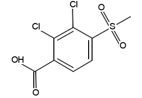 2,3-Dichloro-4-(methylsulfonyl)benzoic acid, 105917-77-9, undefined, 
