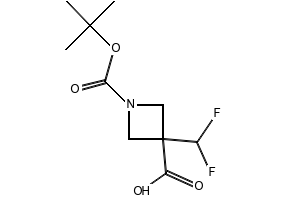 1-(Tert-butoxycarbonyl)-3-(difluoromethyl)azetidine-3-carboxylic acid, 1784562-69-1, undefined, 