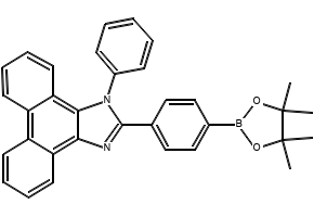 1-Phenyl-2-(4-(4,4,5,5-tetramethyl-1,3,2-dioxaborolan-2-yl)phenyl)-1H-phenanthro[9,10-d]imidazole, 1228632-34-5, undefined, 