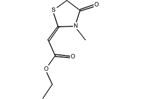 Ethyl 2-(3-methyl-4-oxothiazolidin-2-ylidene)acetate, 27653-75-4, undefined, 