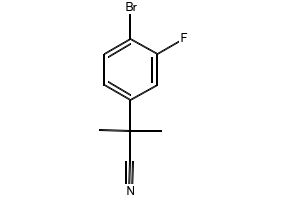 2-(4-Bromo-3-fluorophenyl)-2-methylpropanenitrile, 1027087-75-7, undefined, 