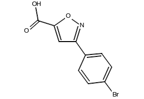 3-(4-Bromophenyl)-1,2-oxazole-5-carboxylic acid, 901930-35-6, undefined, 