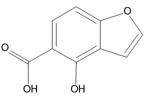 4-Hydroxy-1-benzofuran-5-carboxylic acid, 487-56-9, undefined, 