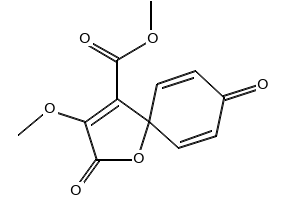 Methyl 3-methoxy-2,8-dioxo-1-oxaspiro[4.5]Deca-3,6,9-triene-4-carboxylate, 316354-15-1, undefined, 