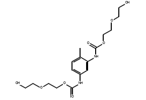 Bis(2-(2-hydroxyethoxy)ethyl) (4-methyl-1,3-phenylene)dicarbamate, 105009-71-0, undefined, 