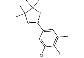 2-(3-Chloro-4-fluoro-5-methylphenyl)-4,4,5,5-tetramethyl-1,3,2-dioxaborolane, 1402238-26-9, undefined, 