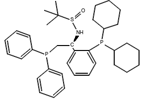 [S(R)]-N-[(1S)-2-(Diphenylphosphino)-1-[2-(dicyclohexylphosphanyl)phenyl]ethyl]-2-methyl-2-propanesulfinamide, 2565792-85-8, undefined, 