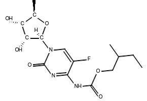 5'-Deoxy-5-fluoro-N-[(2-methylbutoxy)carbonyl]cytidine (Capecitabine Impurity), 910129-15-6, undefined, 