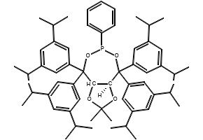 (3aS,8aS)-(+)-4,4,8,8-Tetrakis(3,5-di-i-propylphenyl)tetrahydro-2,2-dimethyl-6-phenyl-1,3-dioxolo[4,5-e]dioxaphosphepin