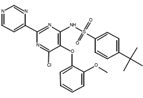 4-tert-Butyl-N-(6-chloro-5-(2-methoxyphenoxy)-2,2'-bipyrimidin-4-yl)benzenesulfonamide, 150727-06-3, undefined, 