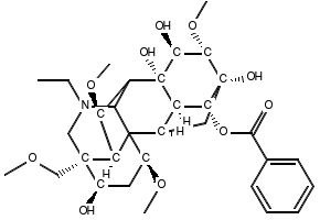 Benzoylaconine, 466-24-0, undefined, 