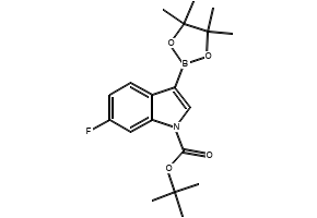 Tert-butyl 6-fluoro-3-(4,4,5,5-tetramethyl-1,3,2-dioxaborolan-2-yl)-1H-indole-1-carboxylate, 1627721-59-8, undefined, 