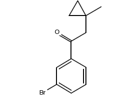 1-(3-Bromophenyl)-2-(1-methylcyclopropyl)ethan-1-one, 2013481-02-0, undefined, 