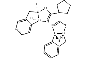 (3aS,3a'S,8aR,8a'R)-2,2'-(Cyclopentane-1,1-diyl)bis(8,8a-dihydro-3aH-indeno[1,2-d]oxazole), 182122-12-9, undefined, 