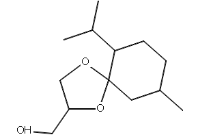 (6-Isopropyl-9-methyl-1,4-dioxaspiro[4.5]decan-2-yl)methanol, 63187-91-7, undefined, 