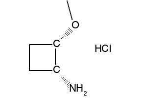 rel-(1R,2S)-2-Methoxycyclobutan-1-amine hydrochloride, 2253791-37-4, undefined, 