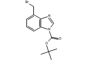 tert-Butyl 4-(bromomethyl)-1H-benzo[d]imidazole-1-carboxylate, 132873-77-9, undefined, 