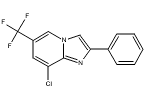 8-Chloro-2-phenyl-6-(trifluoromethyl)imidazo[1,2-a]pyridine, 284674-61-9, undefined, 