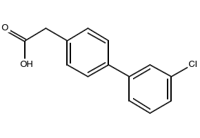2-(3'-Chloro-[1,1'-biphenyl]-4-yl)acetic acid, 5001-94-5, undefined, 