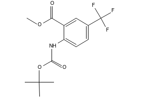Methyl 2-((tert-butoxycarbonyl)amino)-5-(trifluoromethyl)benzoate, 209688-24-4, undefined, 