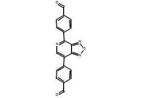 4,4'-([1,2,5]Thiadiazolo[3,4-c]pyridine-4,7-diyl)dibenzaldehyde, 2757730-01-9, undefined, 