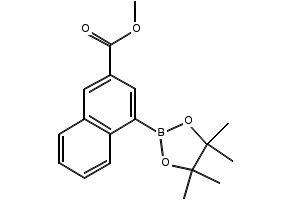 Methyl 4-(4,4,5,5-tetramethyl-1,3,2-dioxaborolan-2-yl)-2-naphthoate, 2799613-42-4, undefined, 