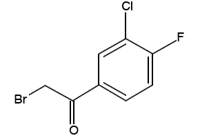 2-Bromo-1-(3-chloro-4-fluorophenyl)ethanone, 63529-30-6, undefined, 