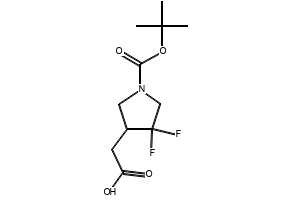 2-(1-(tert-Butoxycarbonyl)-4,4-difluoropyrrolidin-3-yl)acetic acid, 1780345-54-1, undefined, 