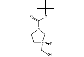 tert-Butyl (S)-3-fluoro-3-(hydroxymethyl)pyrrolidine-1-carboxylate, 2089671-54-3, undefined, 