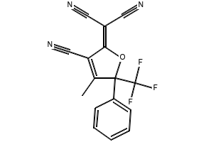 2-(3-Cyano-4-methyl-5-phenyl-5-(trifluoromethyl)furan-2(5H)-ylidene)malononitrile, 436097-14-2, undefined, 