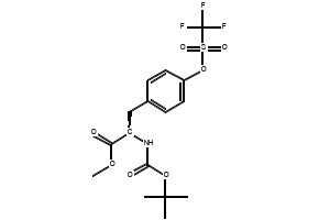 (R)-methyl 2-((tert-butoxycarbonyl)amino)-3-(4-(((trifluoromethyl)sulfonyl)oxy)phenyl)propanoate, 149709-56-8, undefined, 