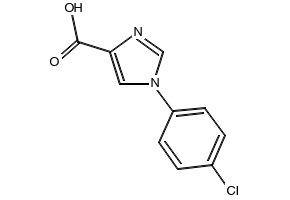 1-(4-Chlorophenyl)-1H-imidazole-4-carboxylic acid, 445302-22-7, undefined, 