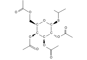 (2R,3S,4S,5R,6S)-2-(Acetoxymethyl)-6-(isopropylthio)tetrahydro-2H-pyran-3,4,5-triyl triacetate, 55692-87-0, undefined, 