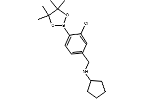N-(3-Chloro-4-(4,4,5,5-tetramethyl-1,3,2-dioxaborolan-2-yl)benzyl)cyclopentanamine, 2096337-34-5, undefined, 