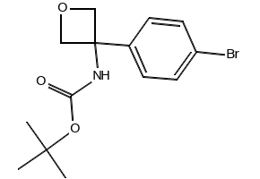 tert-Butyl (3-(4-bromophenyl)oxetan-3-yl)carbamate, 1279090-24-2, undefined, 