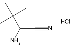 2-Amino-3,3-dimethylbutanenitrile hydrochloride, 1803596-52-2, undefined, 