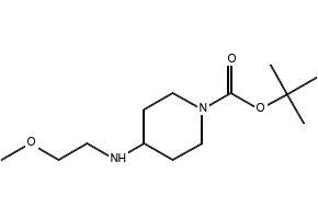 tert-Butyl 4-((2-methoxyethyl)amino)piperidine-1-carboxylate, 710972-40-0, undefined, 