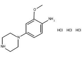 2-Methoxy-4-(piperazin-1-yl)aniline trihydrochloride, 2514948-53-7, undefined, 