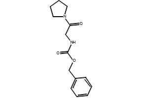 Phenylmethyl-N-[2-oxo-2-(1-pyrrolidinyl)ethyl]carbamate, 56414-65-4, undefined, 