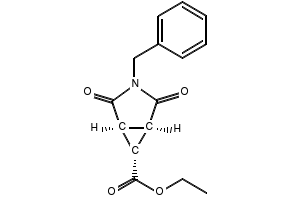 Ethyl (1alpha,5alpha,6alpha)-3-benzyl-3-azabicyclo[3.1.0]hexane-2,4-dione-6-carboxylate, 134575-06-7, undefined, 