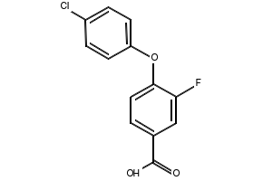 4-(4-Chlorophenoxy)-3-fluorobenzoic acid, 1039973-30-2, undefined, 