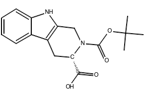 (S)-2-(tert-Butoxycarbonyl)-2,3,4,9-tetrahydro-1H-pyrido[3,4-b]indole-3-carboxylic acid, 66863-43-2, undefined, 