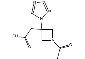 2-(1-Acetyl-3-(1H-1,2,4-triazol-1-yl)azetidin-3-yl)acetic acid, 2870659-91-7, undefined, 