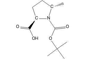 (2R,5S)-1-(tert-Butoxycarbonyl)-5-methylpyrrolidine-2-carboxylic acid, 676562-01-9, undefined, 
