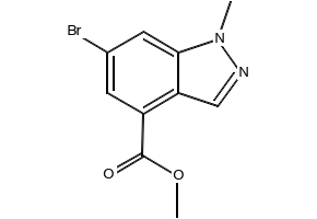 Methyl 6-bromo-1-methyl-1H-indazole-4-carboxylate, 1245465-67-1, undefined, 