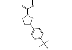 cis-Methyl 5-(4-(trifluoromethyl)phenyl)tetrahydrofuran-2-carboxylate, 2828433-39-0, undefined, 
