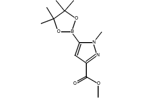 Methyl 1-methyl-5-(4,4,5,5-tetramethyl-1,3,2-dioxaborolan-2-yl)-1H-pyrazole-3-carboxylate, 1616930-45-0, undefined, 